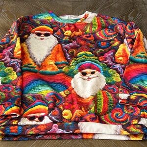 Colorful Santa Sweater